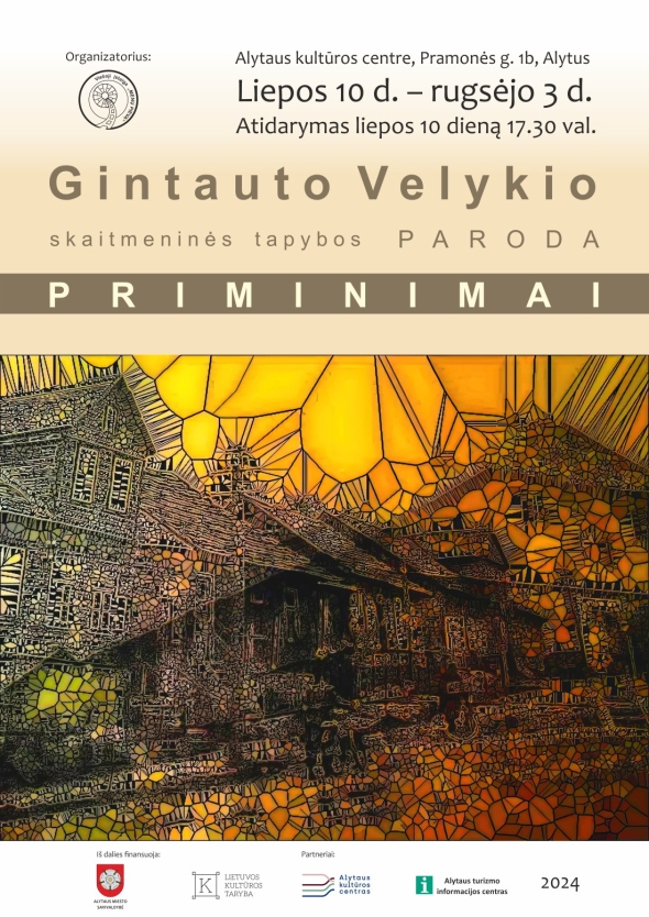 Gintauto Vėlykio skaitmeninės tapybos paroda „Priminimai“