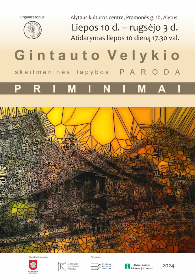 Gintauto Vėlykio skaitmeninės tapybos parodos „Priminimai“ atidarymas